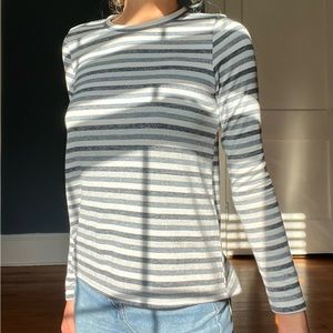 American Eagle Women’s Small Soft and Sexy Striped Shirt